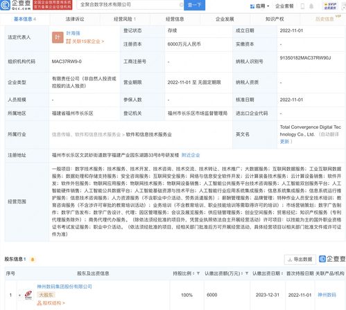 神州數碼設立數字技術子公司，注資6000萬深化服務布局